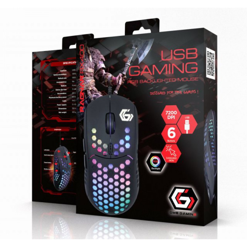 Ігрова миша Gembird MUSG-RAGNAR-RX400, USB