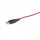 Ігрова миша Gembird MUSG-001-R, USB інтерфейс, червоний