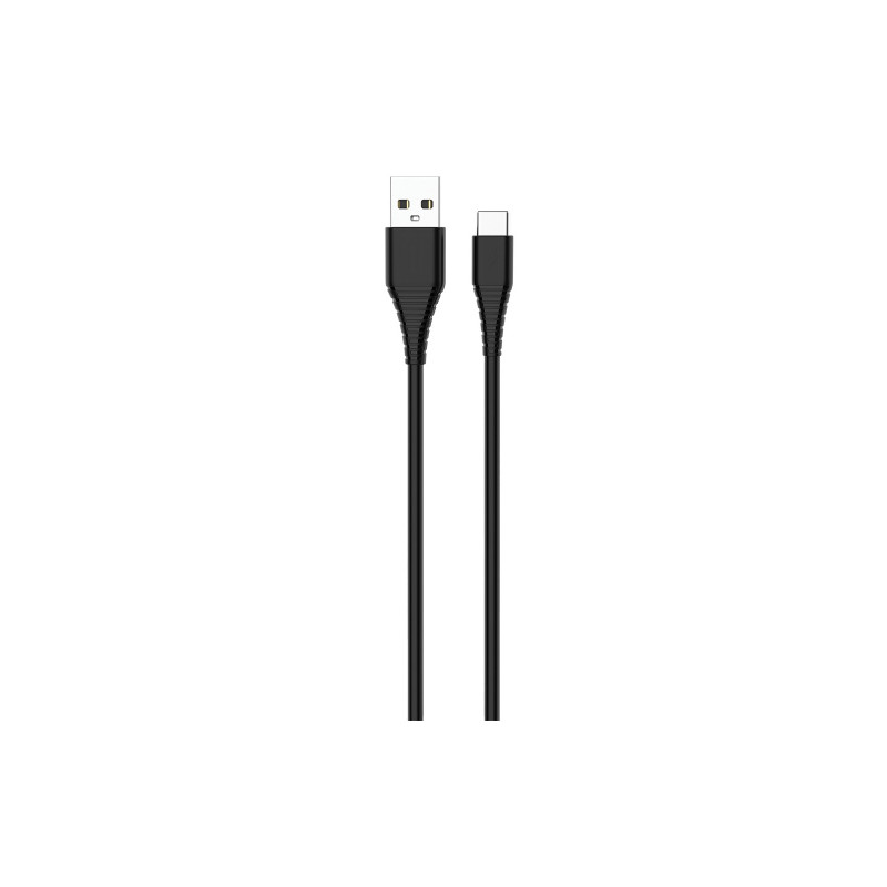 Мережевий зарядн. прист. Colorway 1USB Quick Charge 3.0 (18W) + cable Type C Black (CW-CHS013QCC-BK)