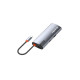 USB хаб (док-станція) СolorWay USB-C 6-в-1 Type C PD 100W/USB3.0х3/HDMI 4К/RJ45