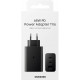 Зарядний пристрій мережевий Samsung 65Вт 2xUSB-С PD PPS/USB-A, чорний EP-T6530NBEGEU