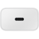 Зарядний пристрій мережевий Samsung 15Вт USB-С, кабель USB-C > USB-C, 1м, білий EP-T1510XWEGEU