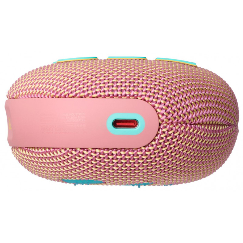 Портативна акустика JBL Clip 5 Рожевий (JBLCLIP5PINK)