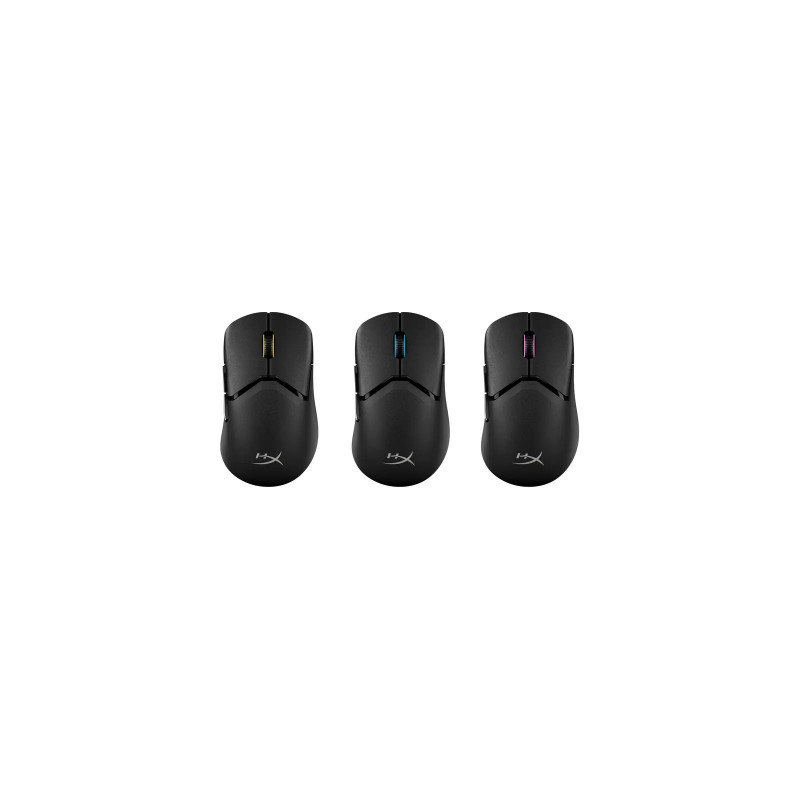 Миша HyperX Pulsefire SAGA PRO, RGB, USB-A/WL/BT, чорний A2PB2AA