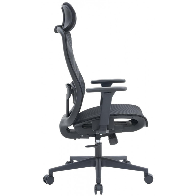 Крісло офісне OfficePro Wave OC670-B-B-B