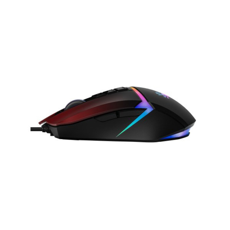 Миша ігрова A4Tech W60 Max Bloody, чорний+червоний, Bloody