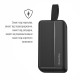 Power Bank ColorWay 30 000 mAh High-power 2(USB QC3.0 + USB-C Power Delivery 22.5W) Black