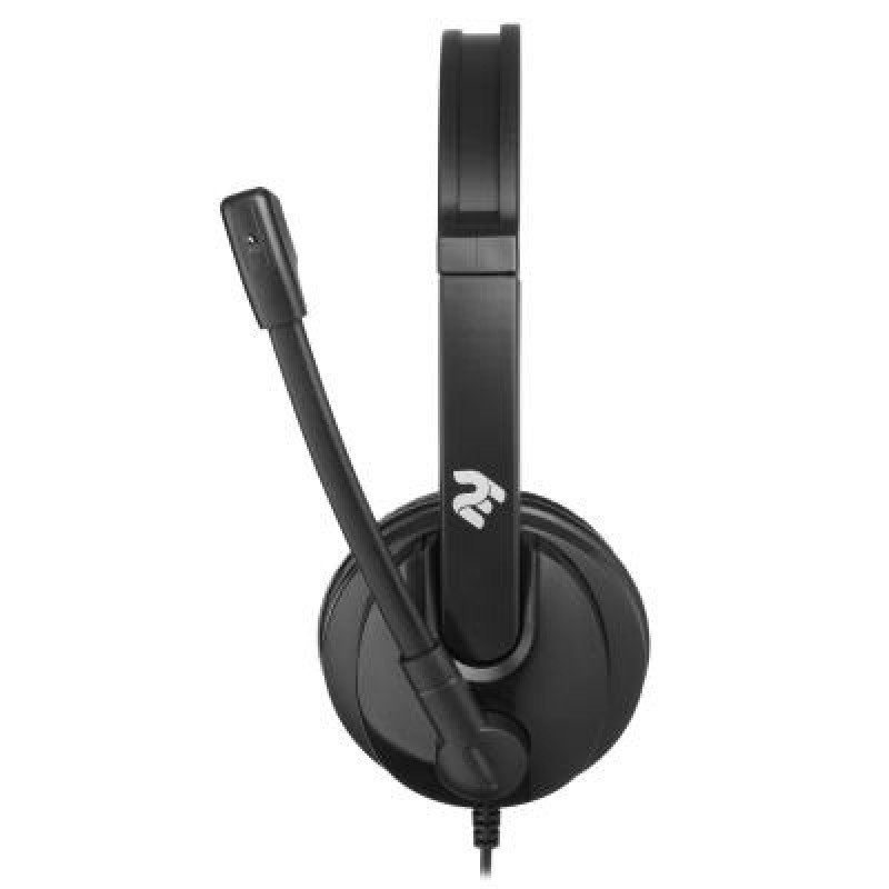 Гарнітура On-ear 2E CH12 USB, omni-mic, 2м, чорний 2E-CH12SU