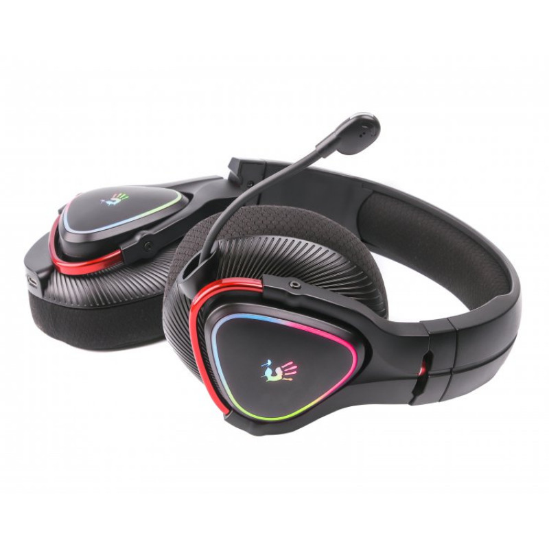 Гарнітура ігрова A4-Tech Bloody MR710, RGB, чорний WL