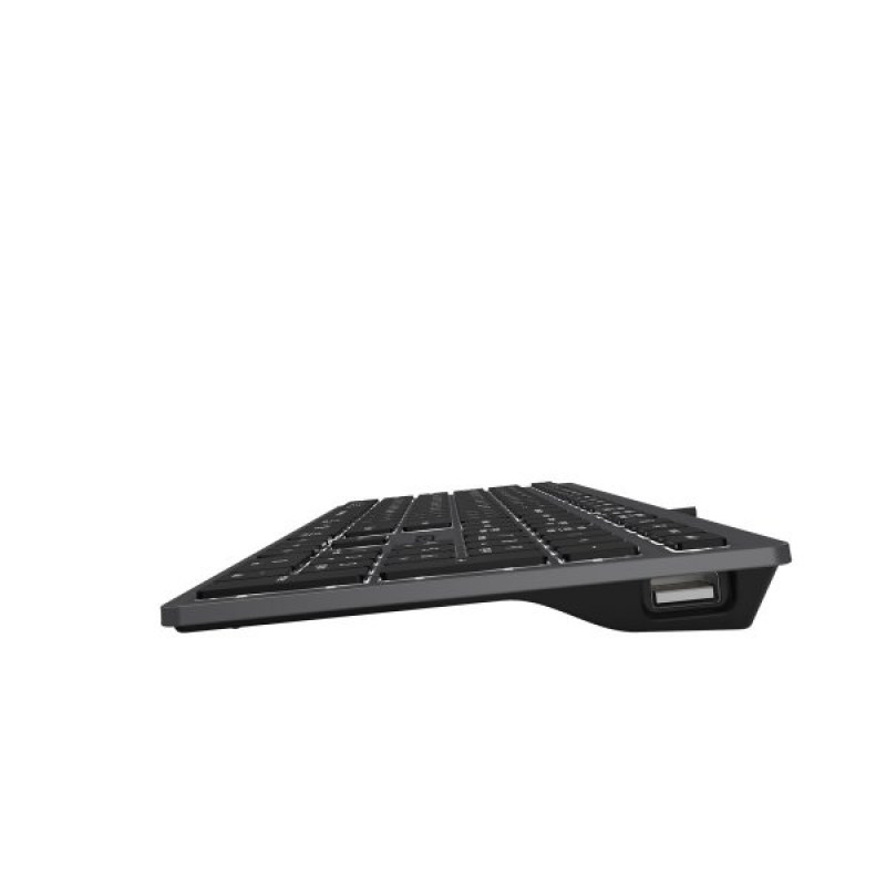 Клавіатура A4-Tech Fstyler FX60H, сірий, USB