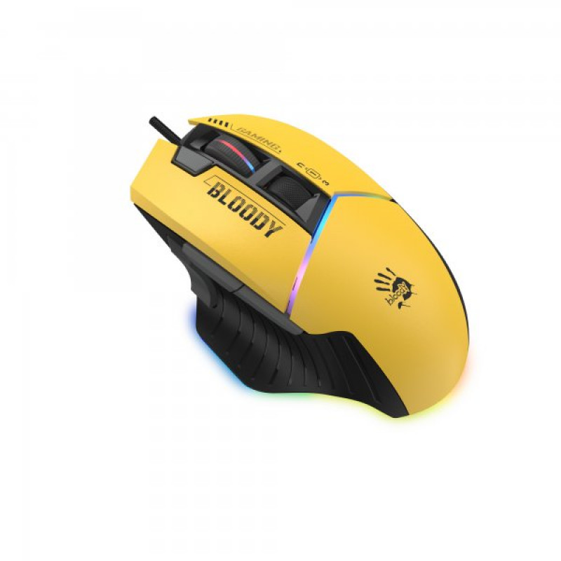 Миша ігрова A4Tech W95 Max Bloody, жовтий, Bloody