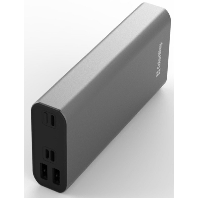 Power Bank ColorWay 20 000 mAh Full (USB QC3.0 + USB-C Power Delivery 22.5W) Gray