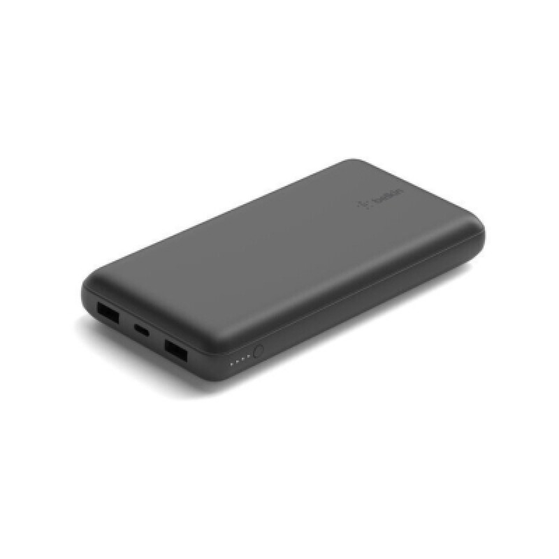 Power Bank Belkin 20000мА·год 15Вт, 2хUSB-A/USB-C, чорний BPB012BTBK