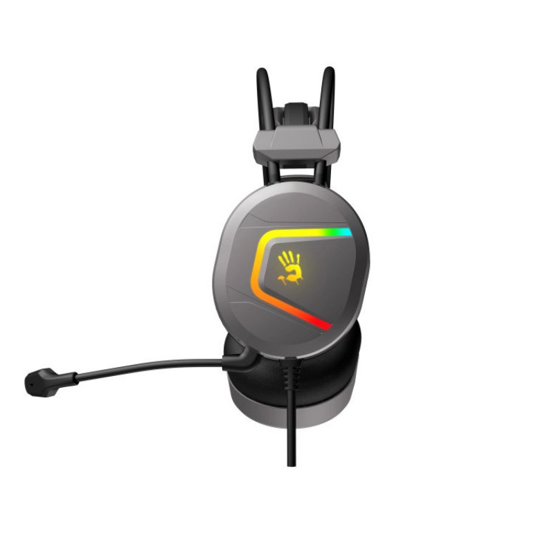 Гарнітура ігрова A4Tech Bloody MC750 Bloody, USB, сірий