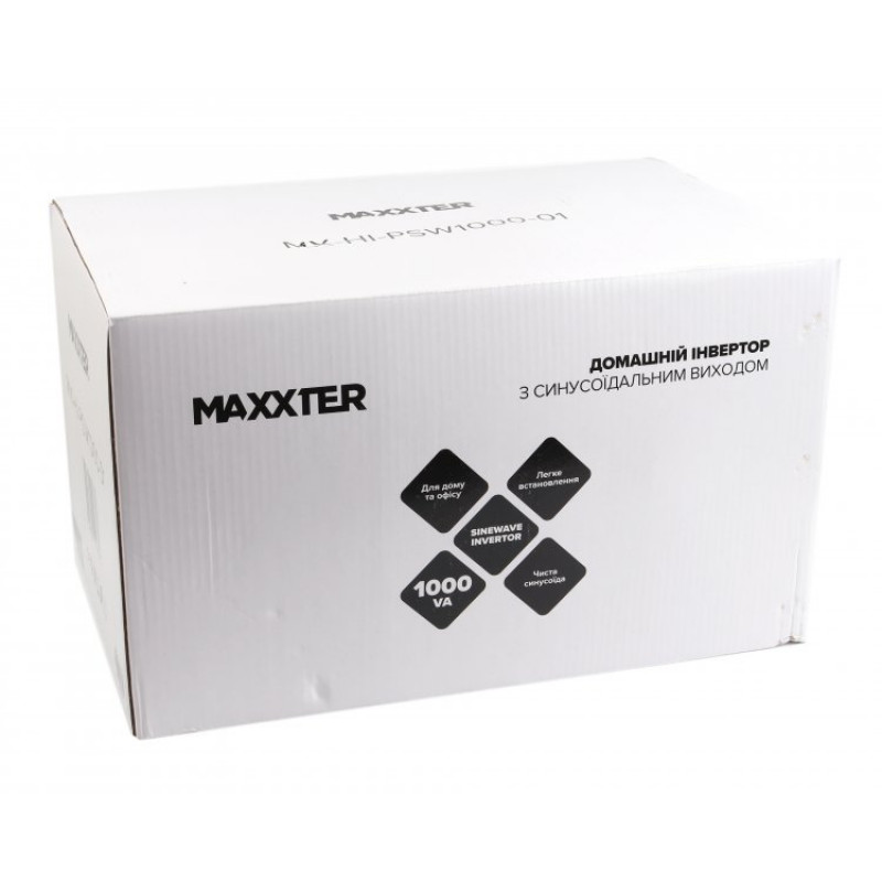 Джерело безперебійного живлення тривалої дії Maxxter MX-HI-PSW1000-01