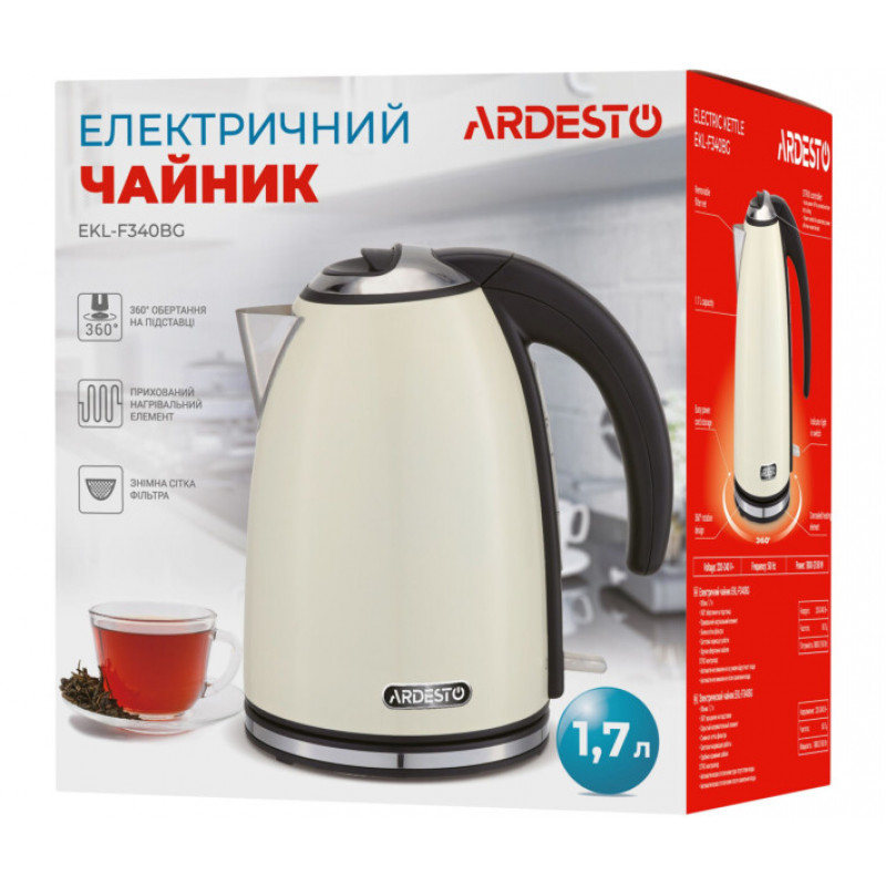 Електрочайник Ardesto EKL-F340BG