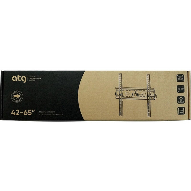 Кронштейн ATG W4265FB (42"-65" статичний)