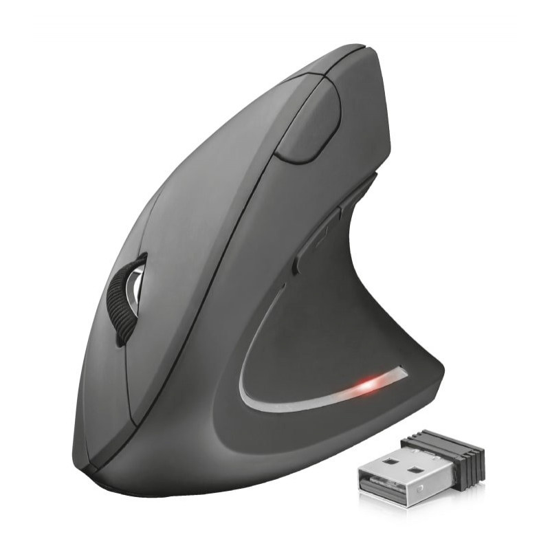 Миша Trust Verto Ergonomic WL BLACk 22879_TRUST