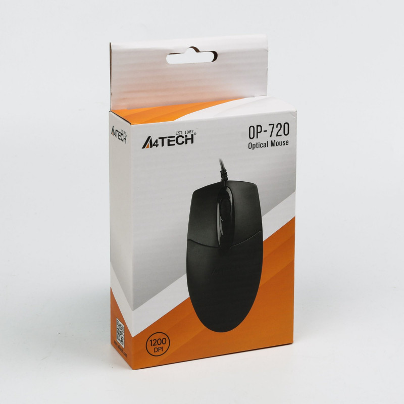 Миша A4Tech OP-720 USB (Black)