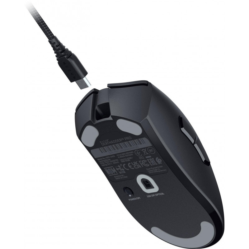 Миша Razer Deathadder V3 Pro, USB-A/WL/BT, чорний RZ01-04630100-R3G1