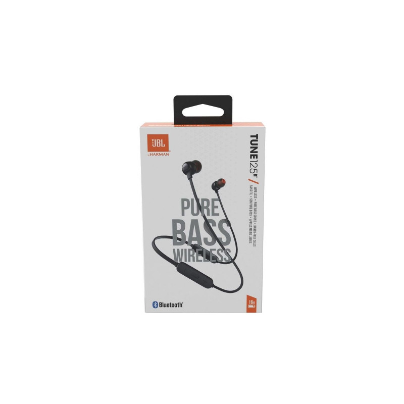 Навушники JBL TUNE 125BT Black (JBLT125BTBLK)