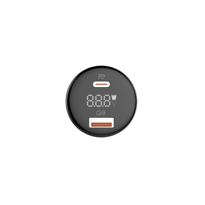 Авто зарядний пристрій Colorway Power Delivery PPS USB (USB-A + USB-C) (100W) Black