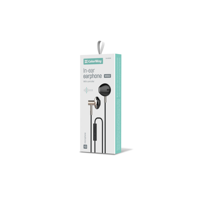 Навушники ColorWay 3.5 mm Wired Earphone Blast 2 Black