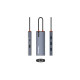 USB хаб (док-станція) СolorWay USB-C 6-в-1 Type C PD 100W/USB3.0х3/HDMI 4К/RJ45