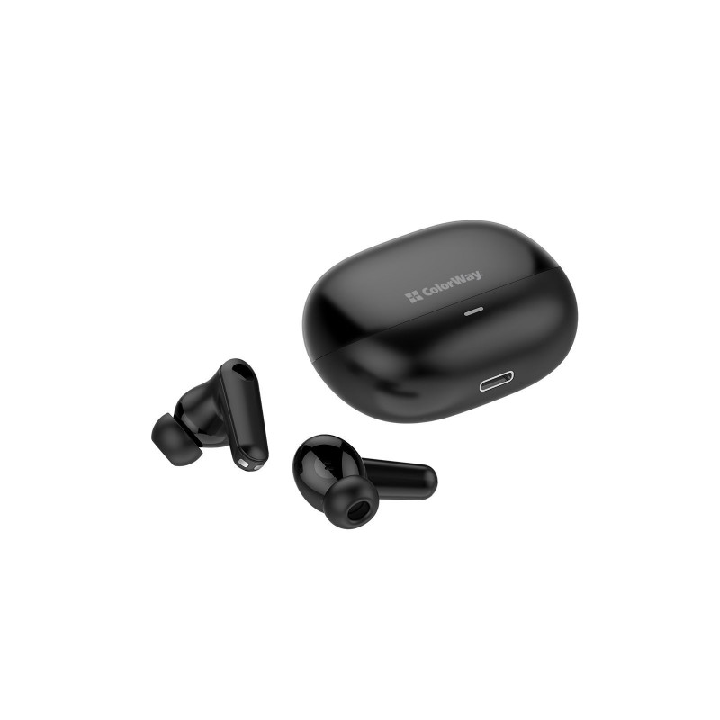 Навушники СolorWay Slim TWS-1 Earbuds Long Life чорний CW-TWS1BK1