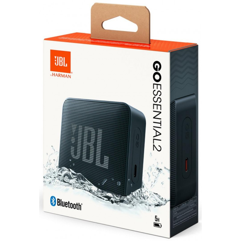 Портативна акустика JBL Go Essential 2 Чорний (JBLGOES2BLKEU)