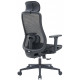 Крісло офісне OfficePro Wave OC670-B-B-B