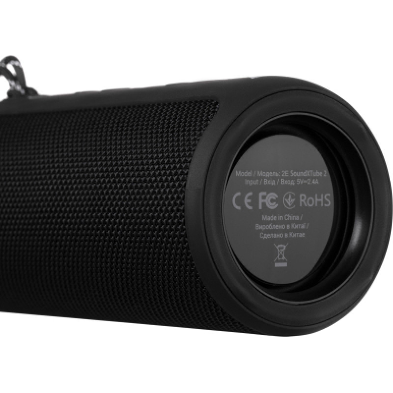 Акустична система 2E SoundXTube2 TWS, MP3, Wireless, Waterproof Black 2E-BSSXT2WBK