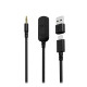 Гарнiтура HyperX Cloud III 3.5mm/USB-A/USB-C Black 727A8AA