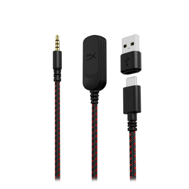Гарнiтура HyperX Cloud III 3.5mm/USB-A/USB-C Black/Red 727A9AA