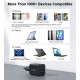 Мережевий зарядний пристрій Choetech PD5012-EU-BK, USB-A/USB-С
