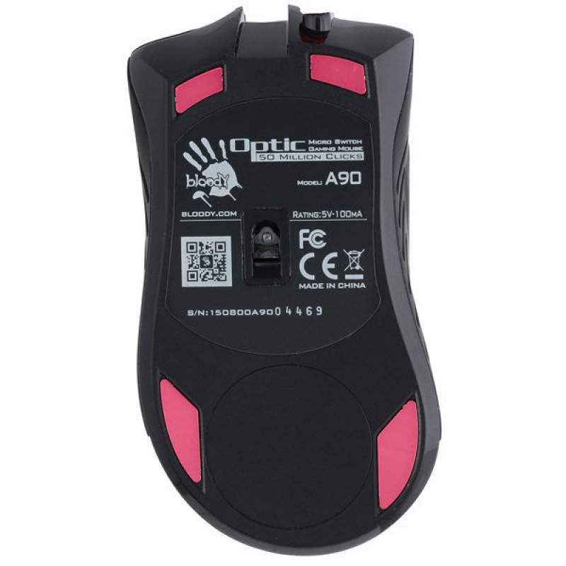 Миша ігрова A4-Tech Bloody A90, Bloody6, чорна