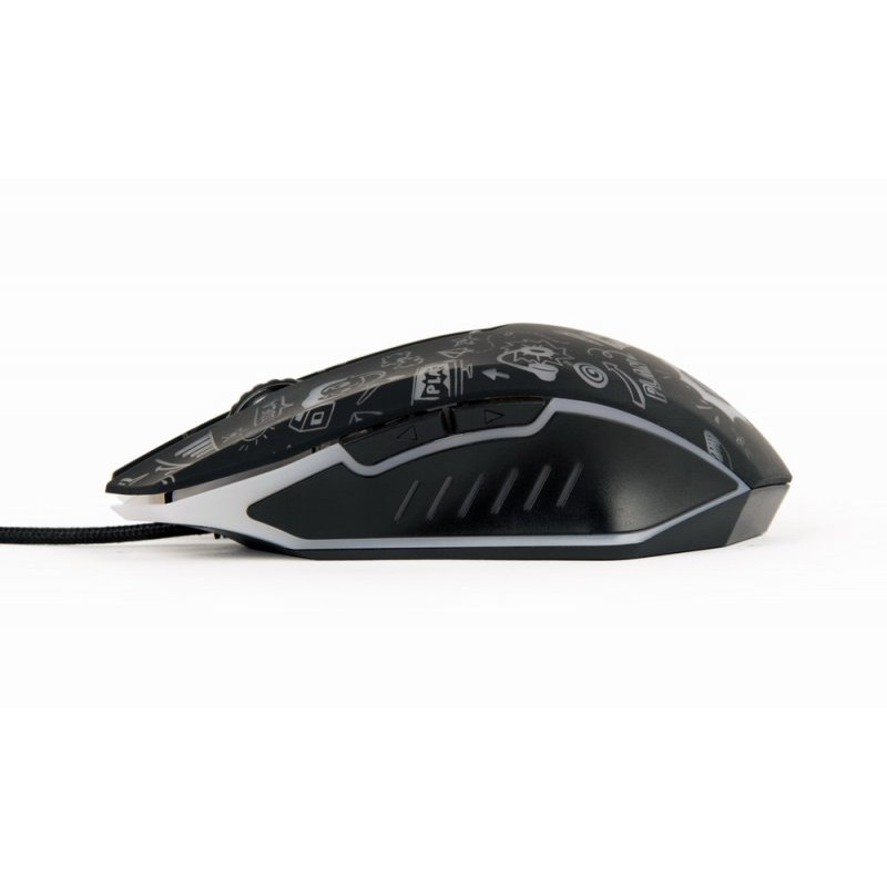 Миша MUS-6B-GRAFIX-01, USB інтерфейс, пiдсвiчування