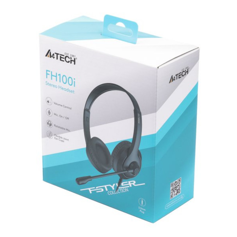 Гарнітура A4-Tech FH100i USB,колір чорний