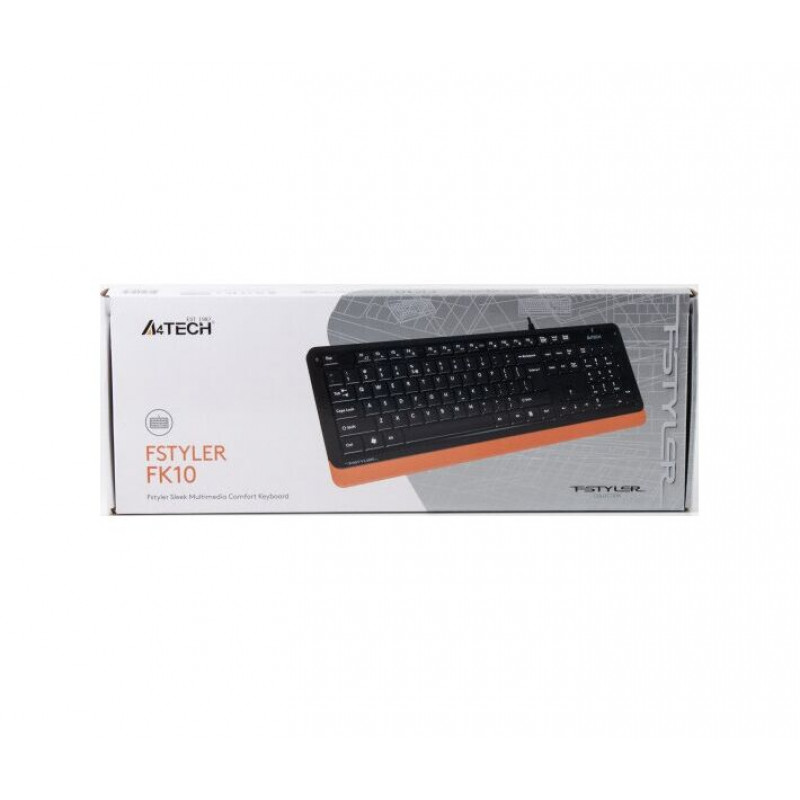 Клавіатура A4-Tech Fstyler FKS10 Orange