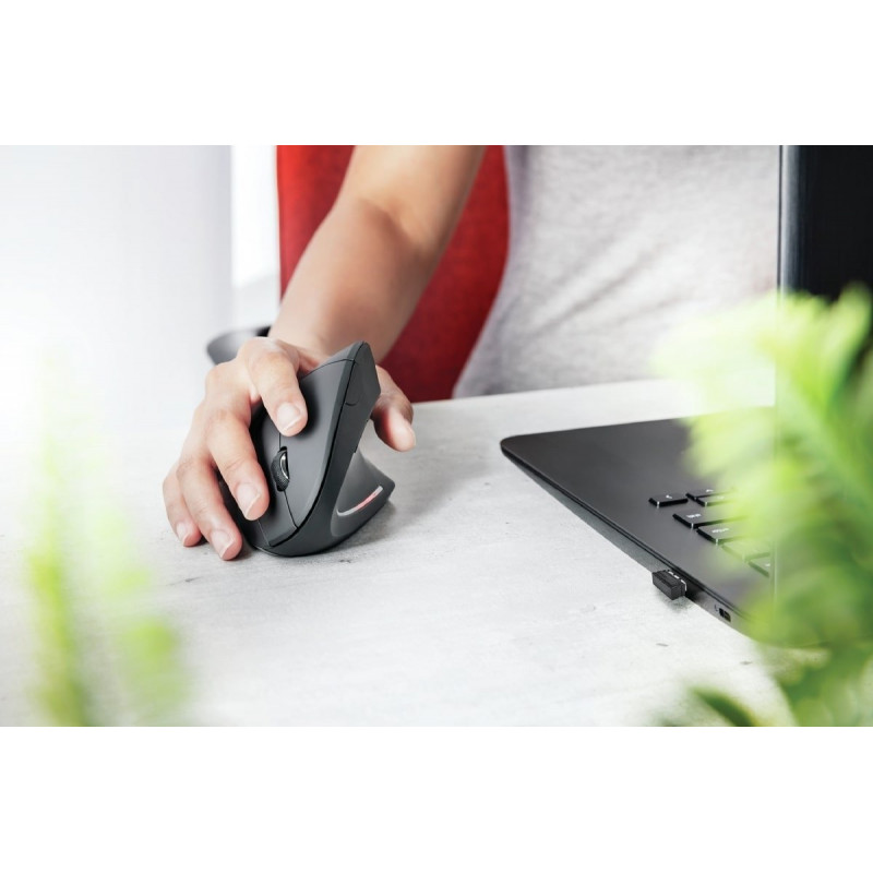 Миша Trust Verto Ergonomic WL BLACk 22879_TRUST