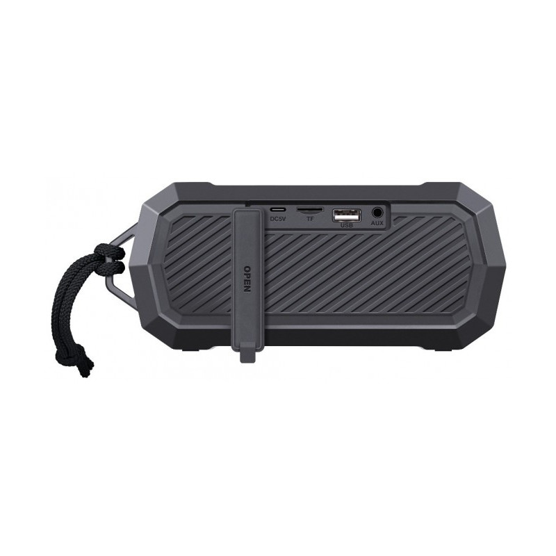 Портативна акустика DEFENDER (65039)Octagon 5Вт, FM/microSD/USB/TWS, чорний
