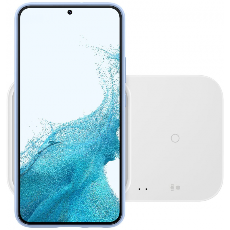 Зарядний пристрій бездротовий Samsung Duo 15Вт, білий EP-P5400BWEGEU