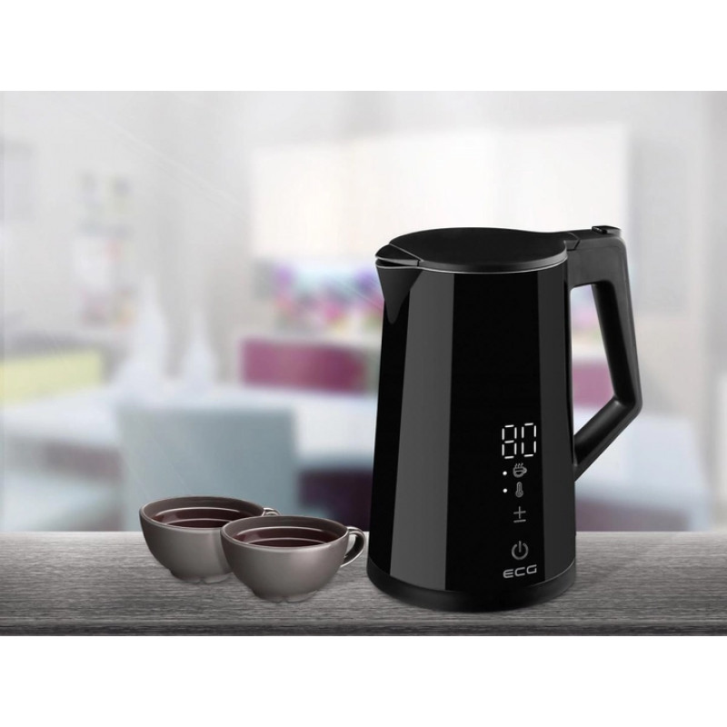 Електрочайник ECG RK 1893 Digitouch Black