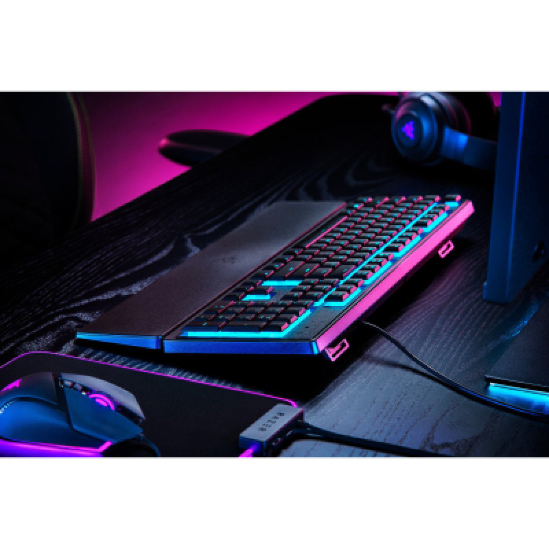 Клавіатура Razer Ornata V3 X 104key, USB-A, EN/UK, RGB, чорний RZ03-04471900-R371