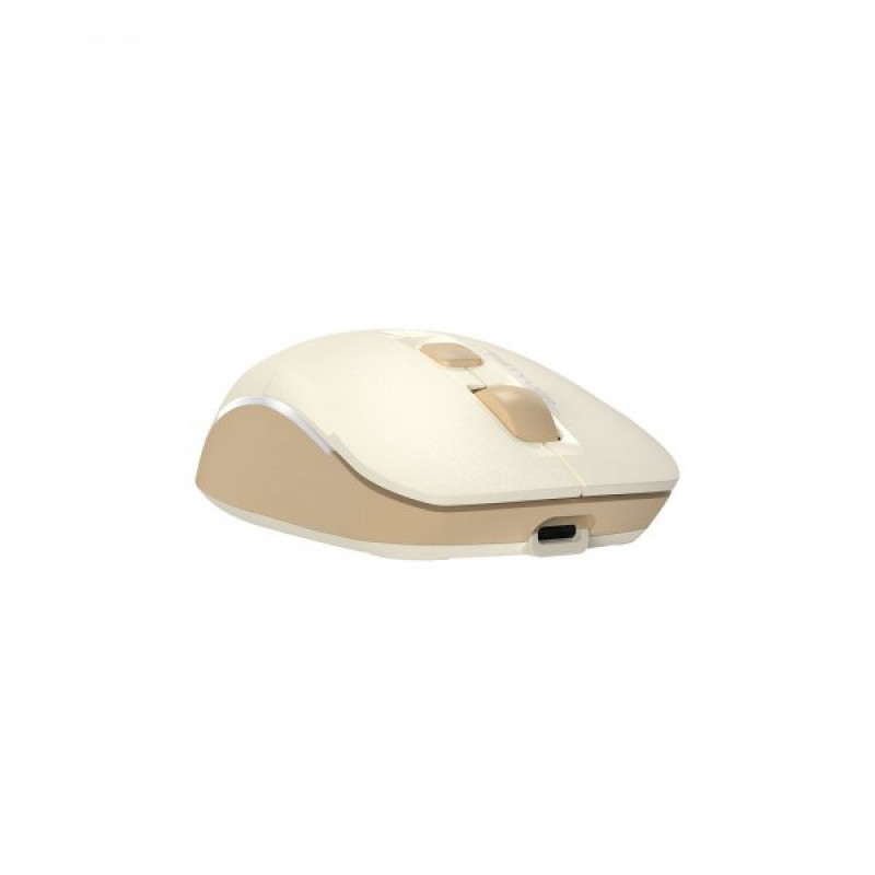 Миша бездротова A4Tech Fstyler FB26CS Air2 (Cafe Latte), колір бежевий