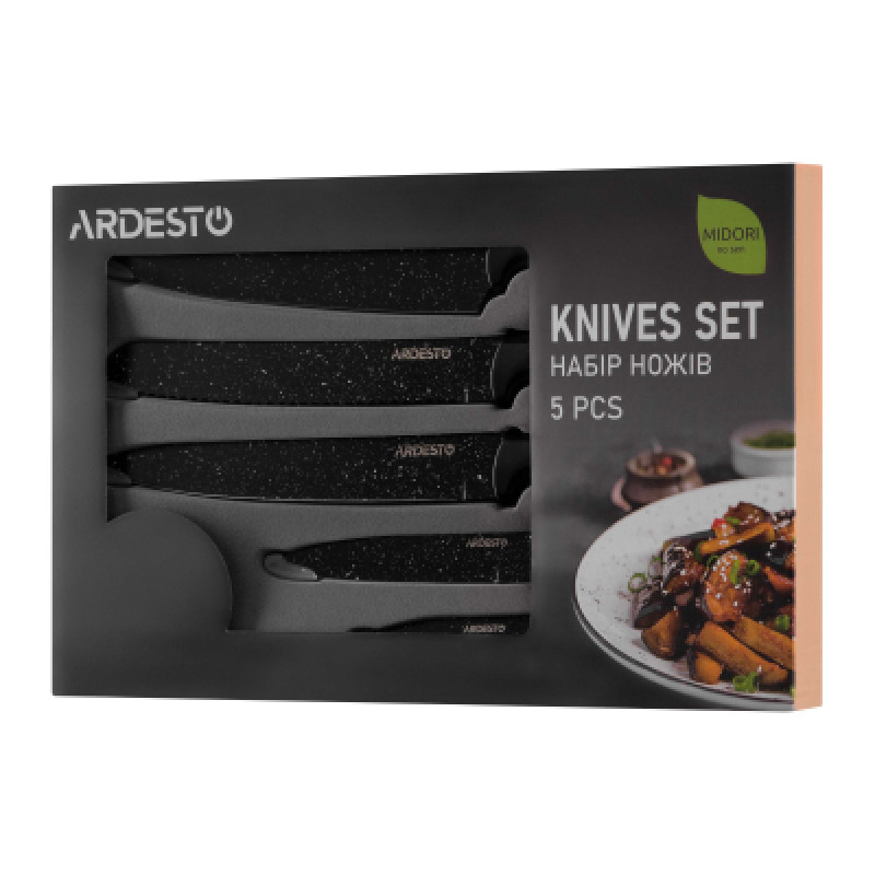Набір ножів Ardesto Midori 5 пр. AR2105BWD