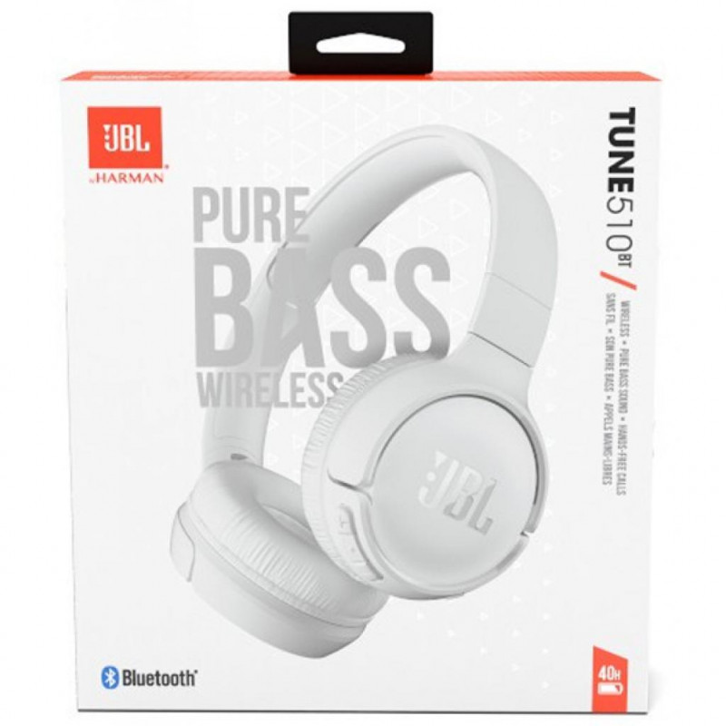 Навушники JBL Tune 510BT (JBLT510BTWHTEU) White