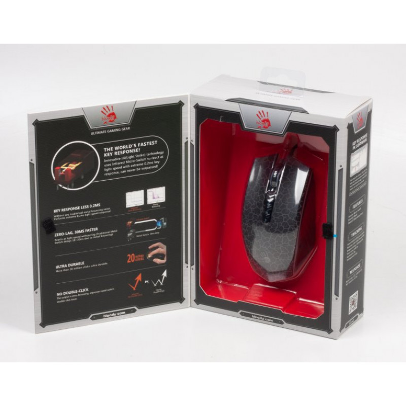 Миша ігрова A4-Tech Bloody A70 Activated, Blazing Gaming, чорна