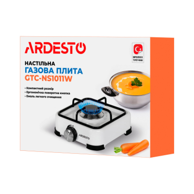 Плитка газова настільна Ardesto GTC-NS1011W