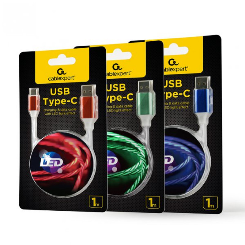 Кабель Cablexpert CC-USB-8PLED-1M, USB 2.0 А-папа/Lightning, 1.0 м.